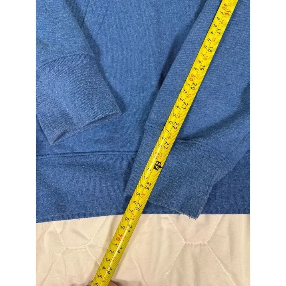 The North Face Hoodie Mens Small Blue Never Stop Exploring Pullover Pockets Fab?